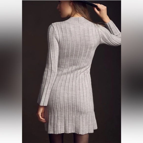 Mauve By Anthropologie Long-Sleeve
A-Line Mini knit Dress NWT , sz : 1X - Picture 3 of 12